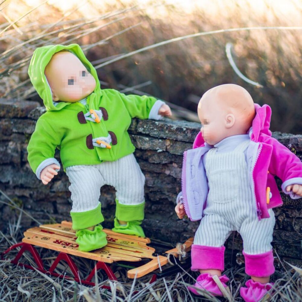 The Queen's Treasures 15 Inch Doll Clothes Two Complete Overall Outfits
